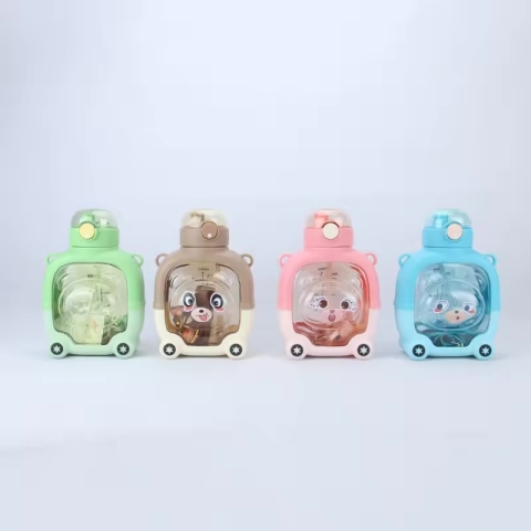 Cute Bear-Themed Water Bottle