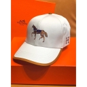 HERMES Horse Logo Cap