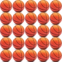 Basketball stress ball