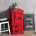 Vintage Iron Container Cabinet