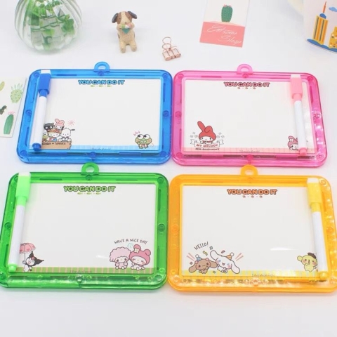 Cartoon Crystal Whiteboard Portable Double-sided
