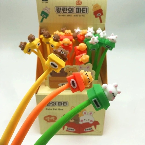 Soft Silicone Cute Pet Water-based Pen