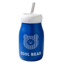 Cool Bear Ceramic Mug with straw