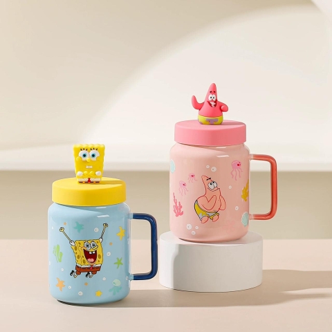 Sponge Bob Ceramic Mug with Silicone Cover